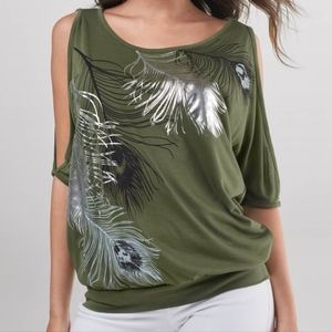 Gorgeous Olive green top